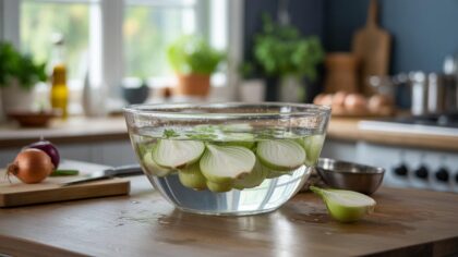 Perché mettere le cipolle in ammollo 10 minuti in acqua fredda cambia tutto in cucina