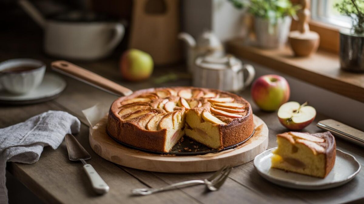 Senza forno e super confortante: preparo questa torta di mele in 15 minuti in padella