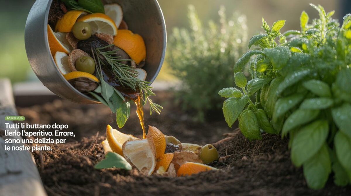 Tutti li buttano dopo l'aperitivo: errore, sono una delizia per le nostre piante
